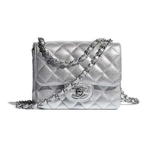 chanel silver bag 2023|chanel pleated bag.